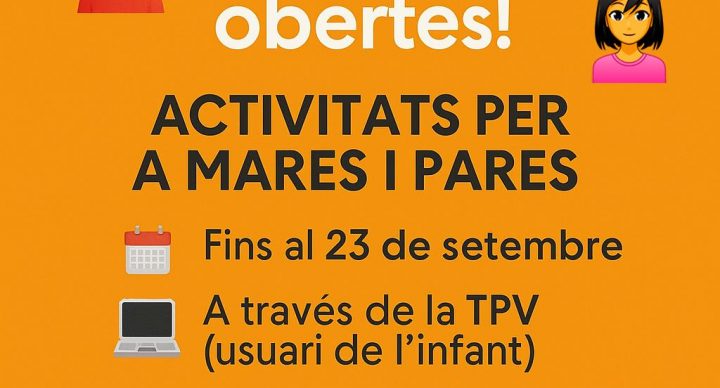 🎉 Inscripcions adults obertes!