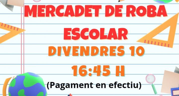 Mercadet de roba escolar