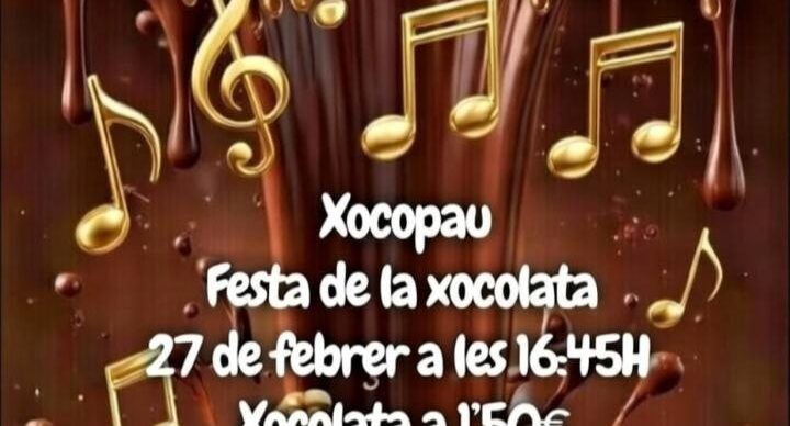 🎉🍫 FESTA XOCOLATA i BINGO MUSICAL A XOCOPAU!